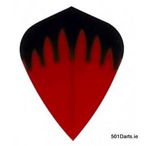 Black/Red Flames Kite Flight (nx029) - Click Image to Close
